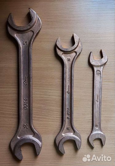 Набор омедненных инструментов, разводной ключ