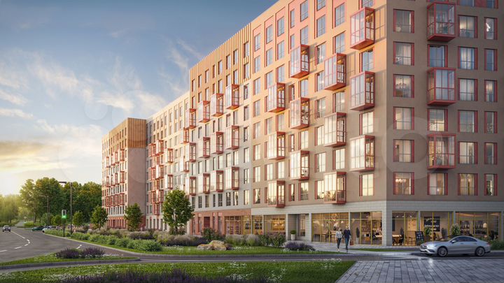 3-к. квартира, 68,8 м², 1/9 эт.