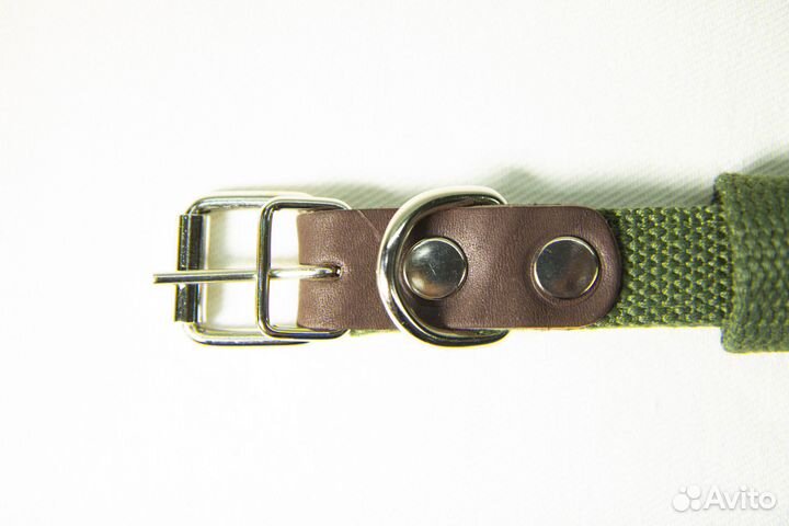 Ошейник брезентовый двуслойный 45см, 20мм
