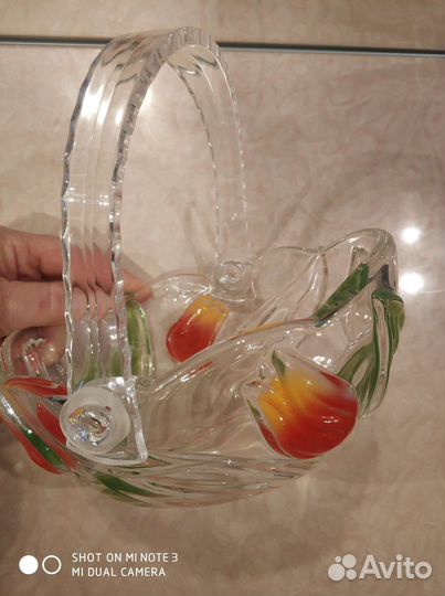 Ваза-корзинка