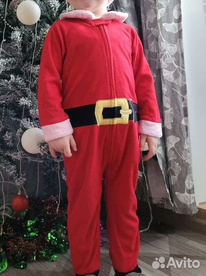 Костюм деда мороза детский