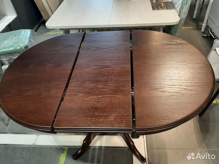 Стол круглый раздвижной массив орех