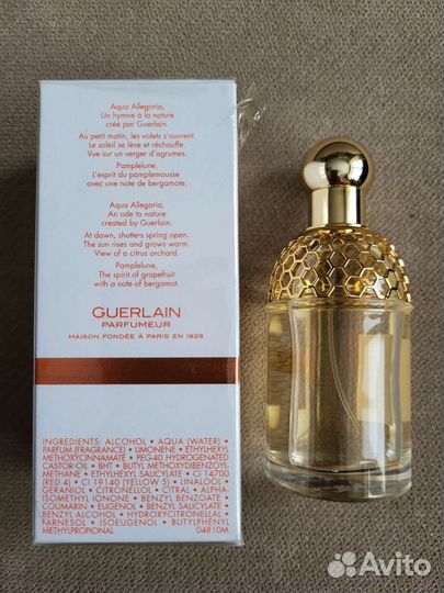 Туалетная вода guerlain aqua allegoria Pamplelune