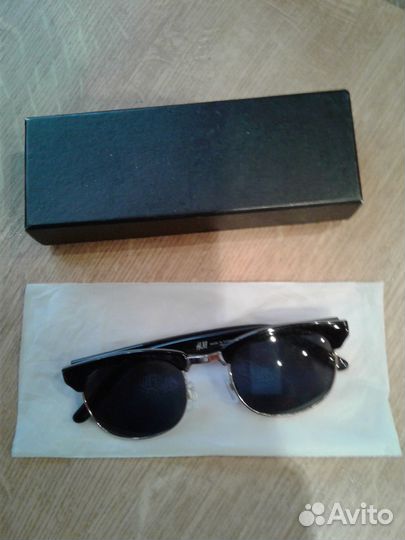 Черные очки Х&М в подарочной коробке