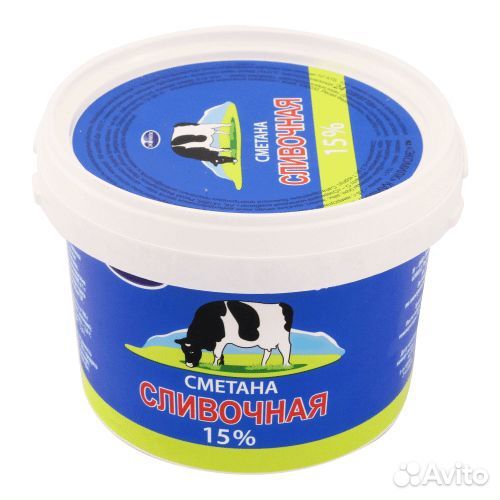 Сметана Экомилк Сливочная 700г