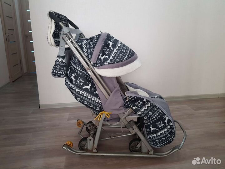 Зимние санки - коляска