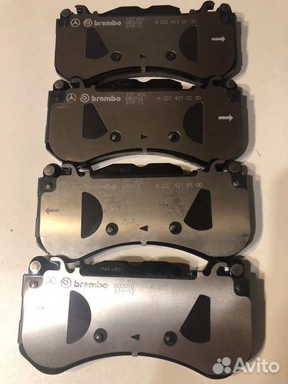 Колодки тормозные пер. W222 S-600/ S-600 Maybach