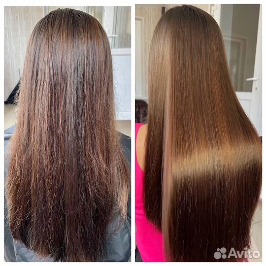 Кератиновое выпрямление волос,ботокс, модель