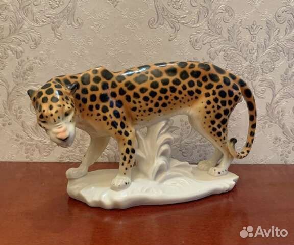 Фарфоровая статуэтка германия Karl Ens Леопард