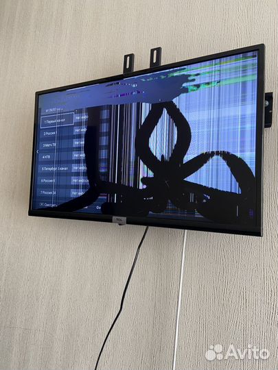 Телевизор б/у androidtv TCL 32 дюйма