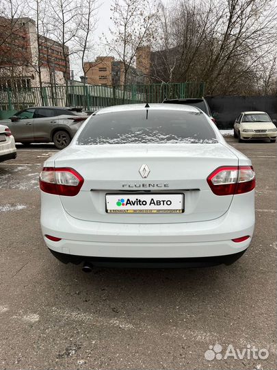 Renault Fluence 1.6 CVT, 2015, 217 000 км