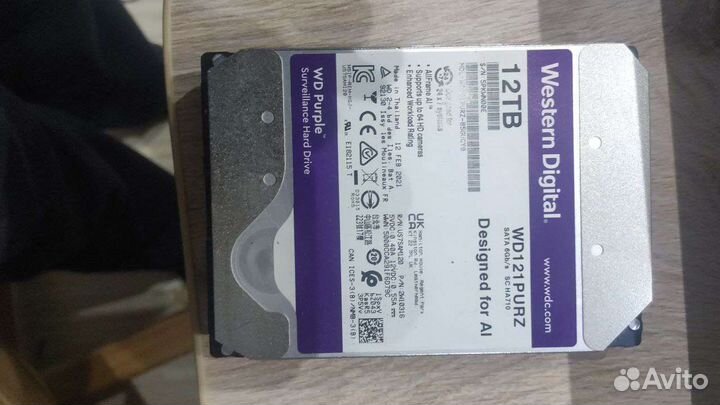 Жесткий диск SATA 3 6tb red WD60efax бу