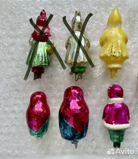 Елочные игрушки на прищепках