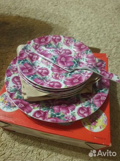 Тарелки для торта набор