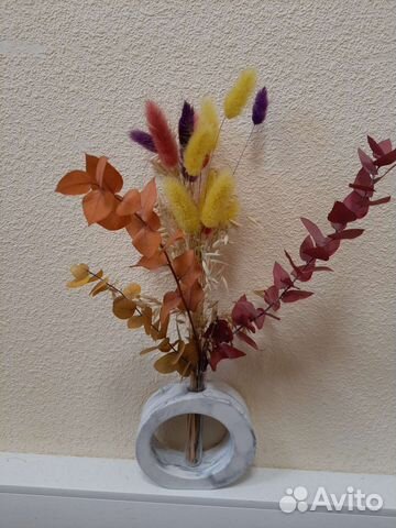 Ваза и сухоцветы