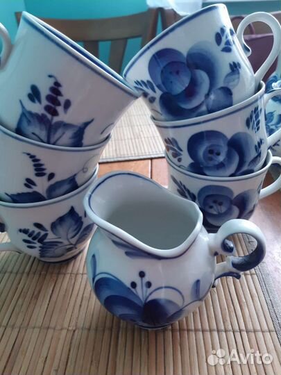 Чайный сервиз гжель