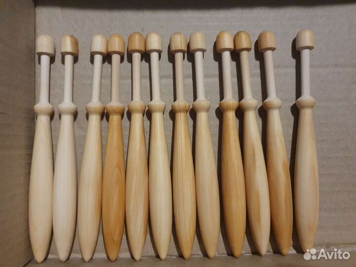 Коклюшки из яблони