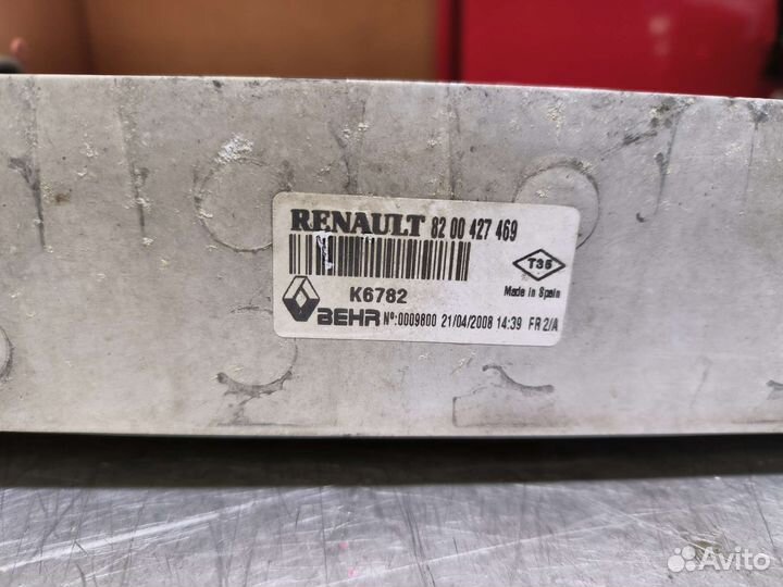 Renault Kangoo 2 интеркулер 1.5dci