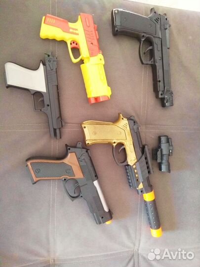 Пистолеты игрушечные пакетом