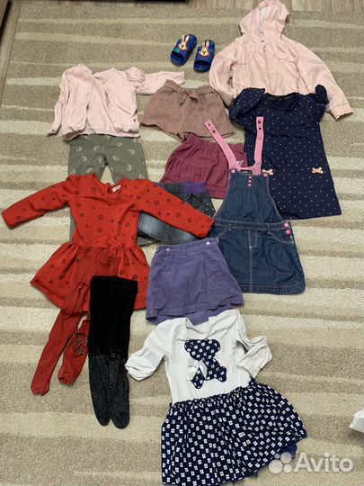Пакет вещей на девочку 3-4 года