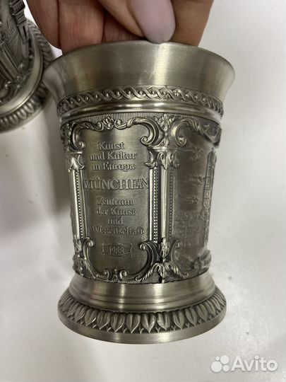 Бокал металлический коллекционный