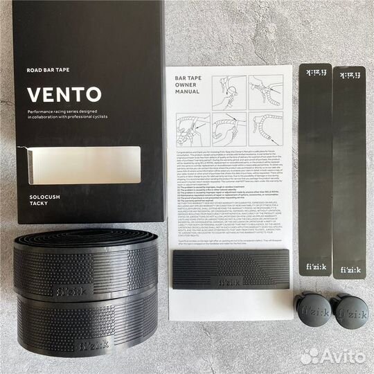 Обмотка руля велосипеда Fizik Vento Solocush Tacky