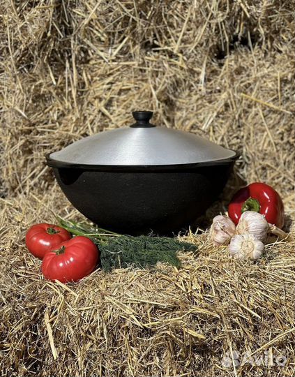 Чугунный казан 10 литров