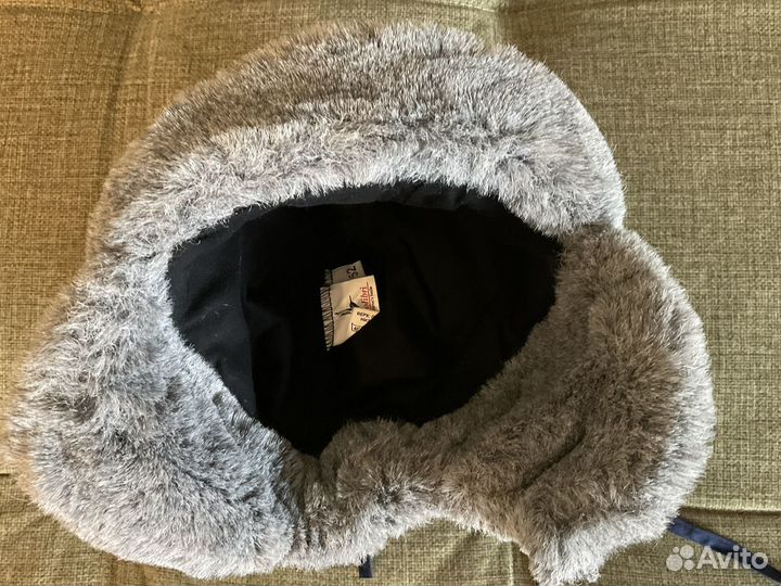 Шапка балоневая синяя 2-4 года