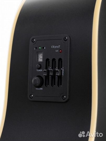 Электроакустическая гитара Parkwood W81E-BKS