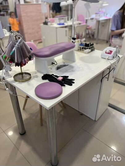 Стол маникюрный с вытяжкой бу