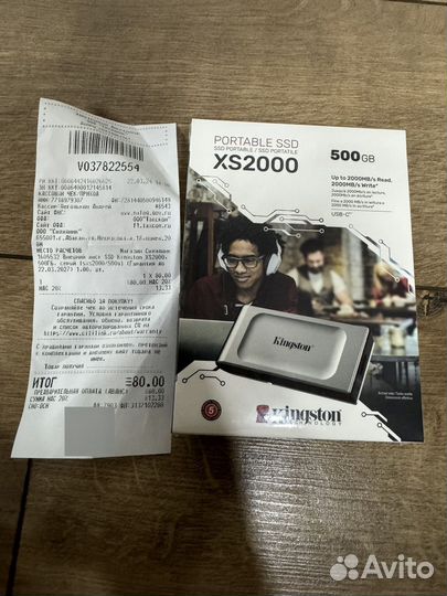 Внешний диск SSD Kingston 500GB USB3.2 SXS2000500G