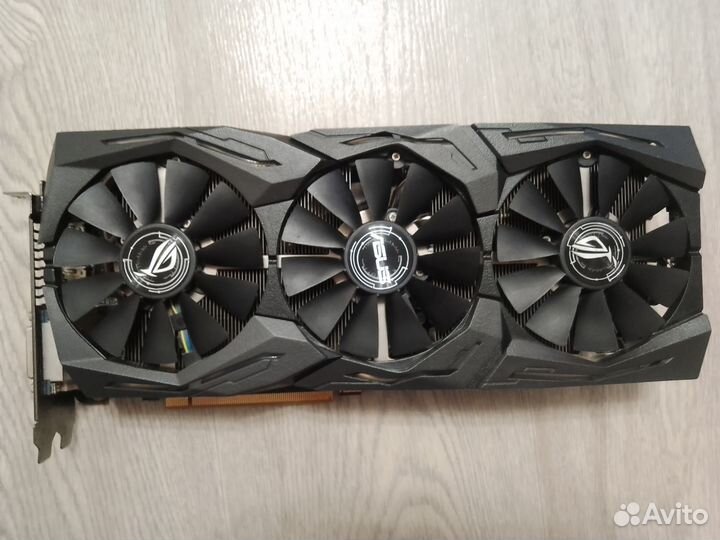 Видеокарта rx 580 8gb Rog strix gaming OC