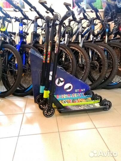 Трюковой самокат, колесо 110мм