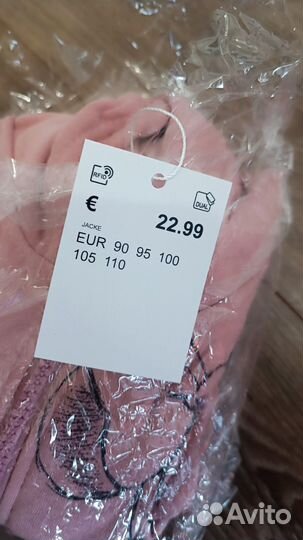 Костюм для девочки H&M 90/95 новый