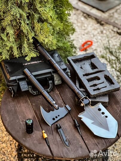 Походный набор лопата топор