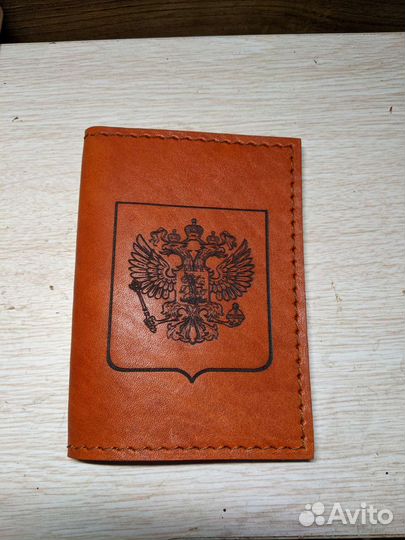 Обложка на паспорт натуральная кожа