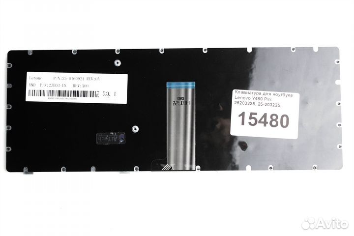 Клавиатура для ноутбука Lenovo Y480 p/n: 25203225