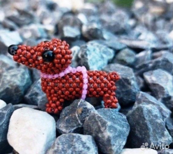 Игрушечки из бисера ручная работа