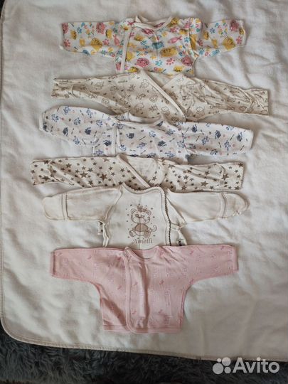 Распашенки для новорожденных