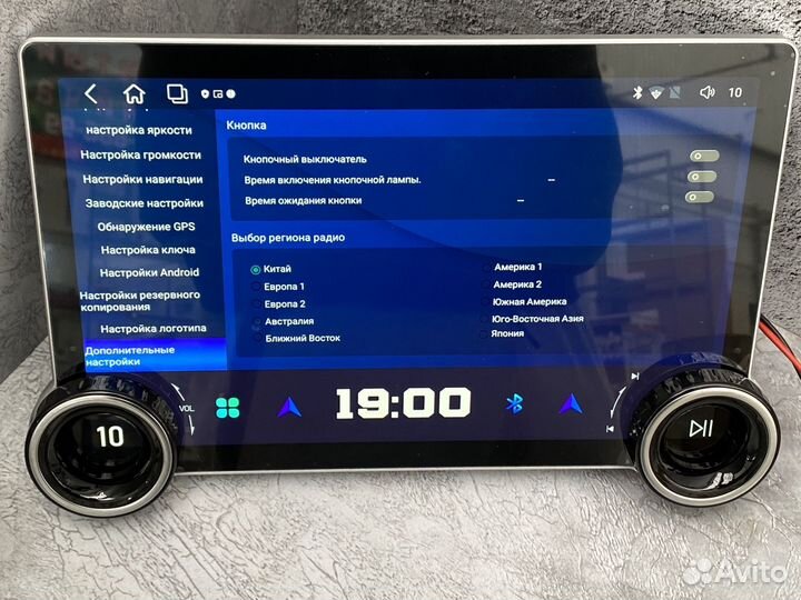 Магнитола android 2к 10 ядер 4/64гб с крутилками