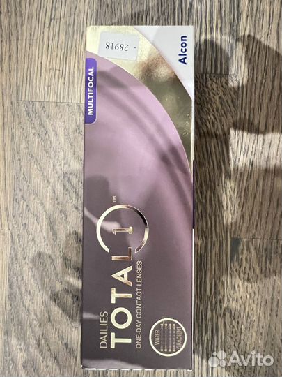 Линзы контактные Total 1 Multifocal -3.50 ADD +2
