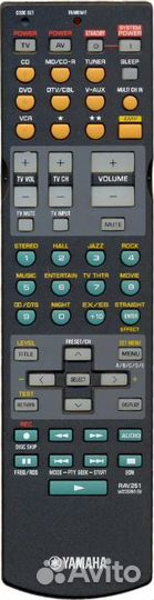 Пульт аналог Yamaha RAV250 WC55280 RAV251 WC55290