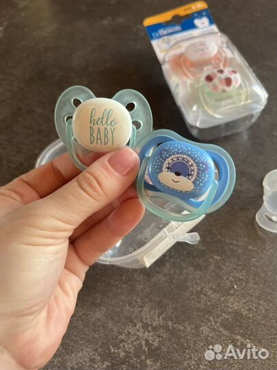 Пустышка avent, dr.browns + держатель