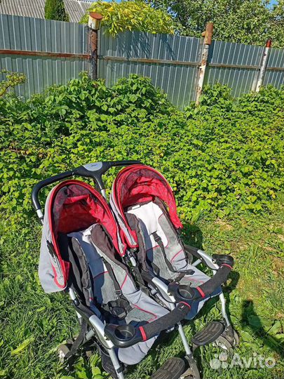 Коляска-трость для двойни