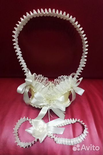 Свадебное украшение для бутылок