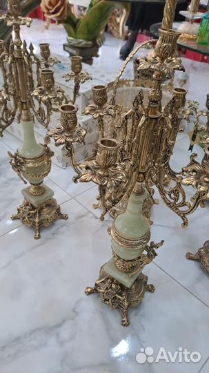 Подсвечники и канделябры бронза