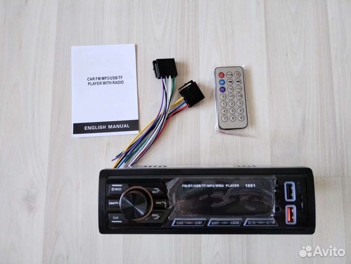 Автомагнитола 1 din Pioneer- 1101 с блютуз