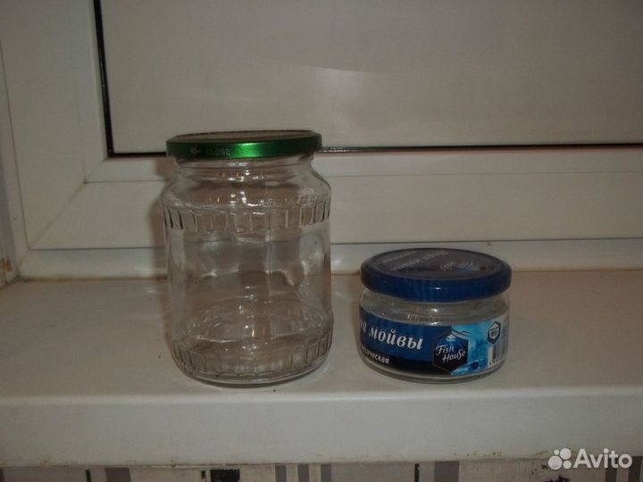 Банки стекло объёмом 0,1; 0,36; 0,7; 2,0 и 3,0 л