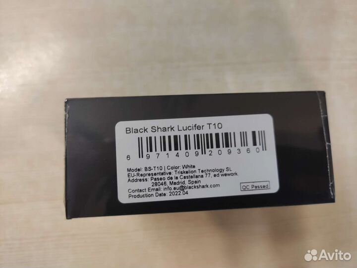 Беспроводные наушники Black shark Lucifer t10