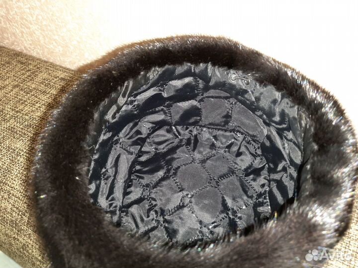 Шапка норковая женская